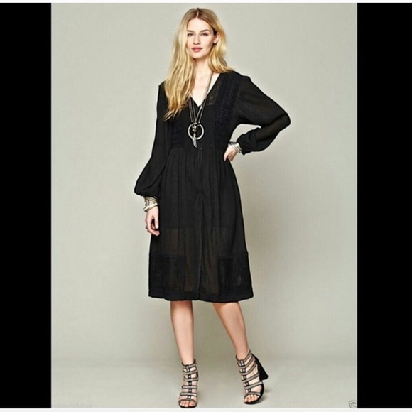 Free People Tops - Free People Love You Maxi Top Duster Cardigan Lace